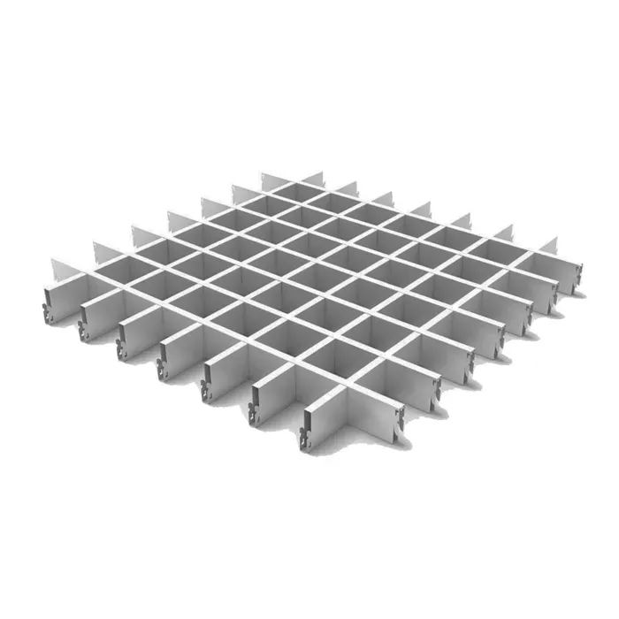 Грильято 75x75 H-40 металлик матовый